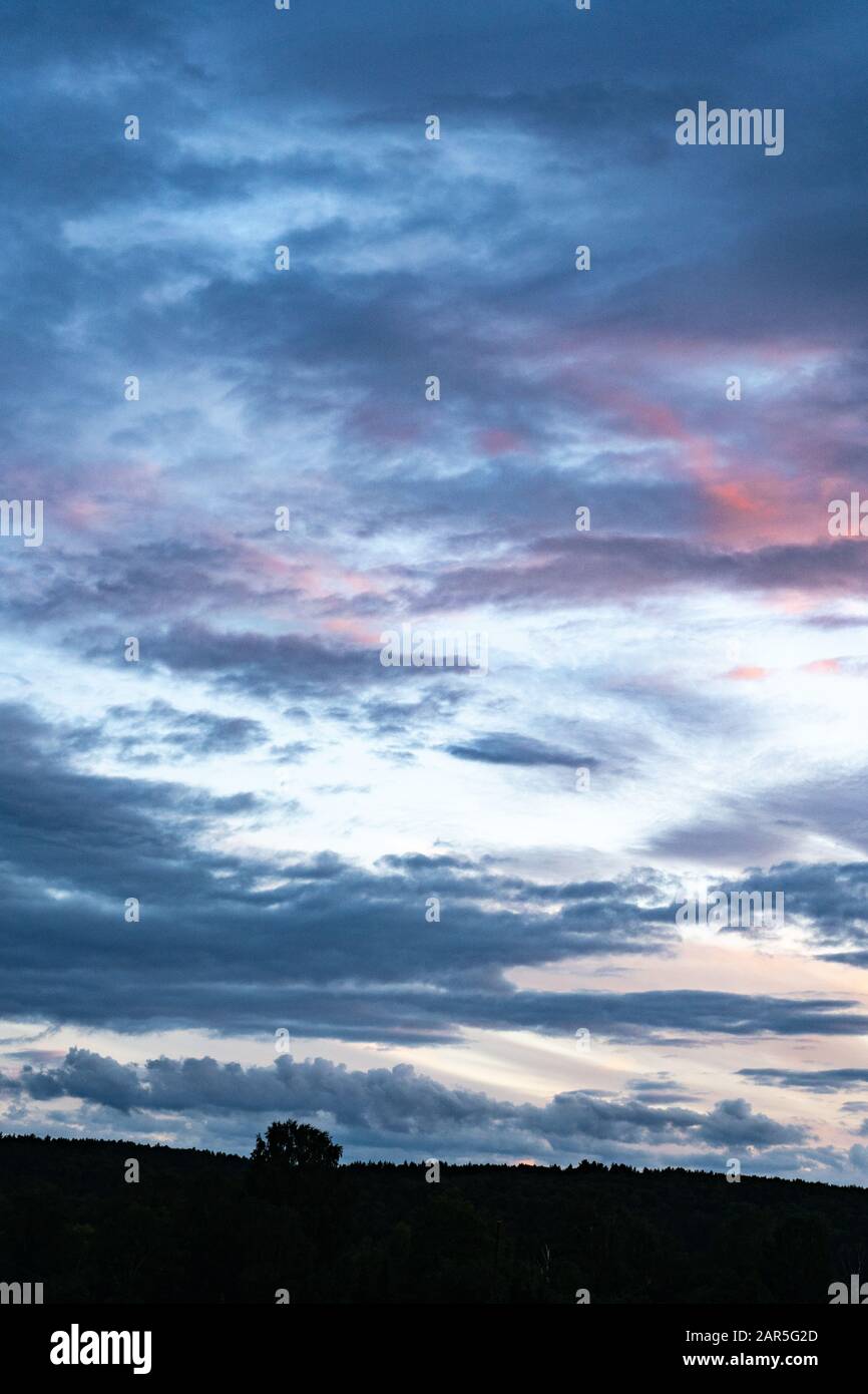 Sunrise and cloud in sky for background Stock Photo - Alamy