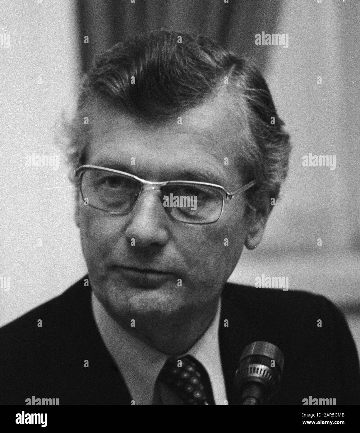 Minister for Development Cooperation Jan de Koning (ARP Stock Photo Alamy