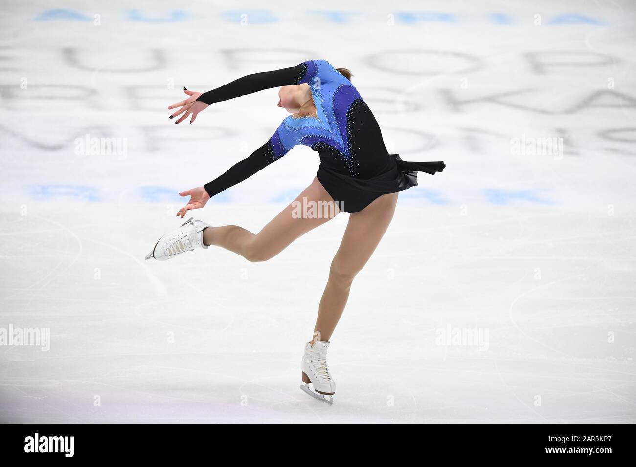 Ekaterina RYABOVA, (AZE), during Ladies Free Program at the ISU