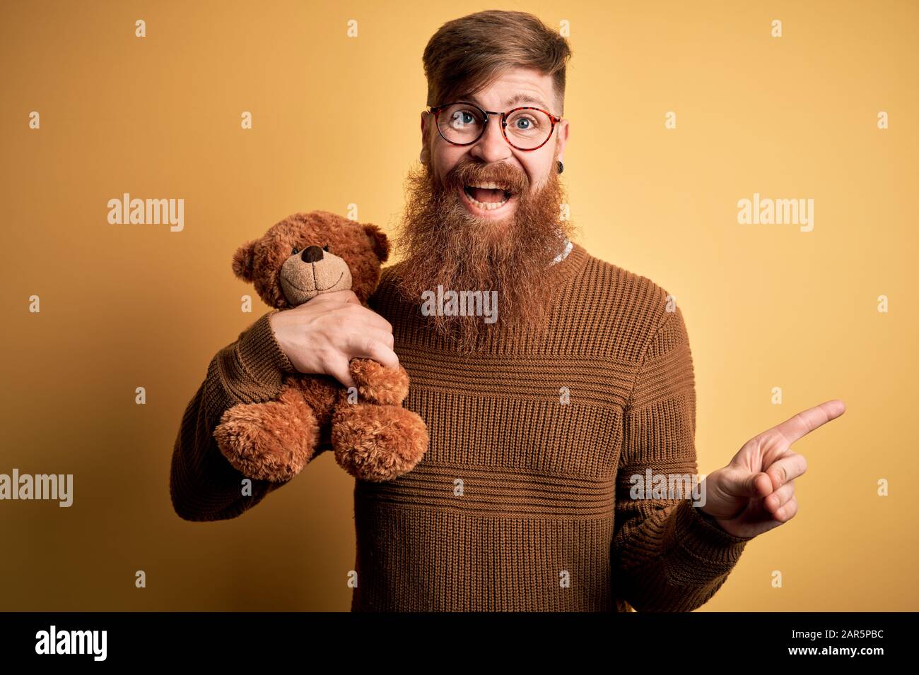 teddy bear with a beard