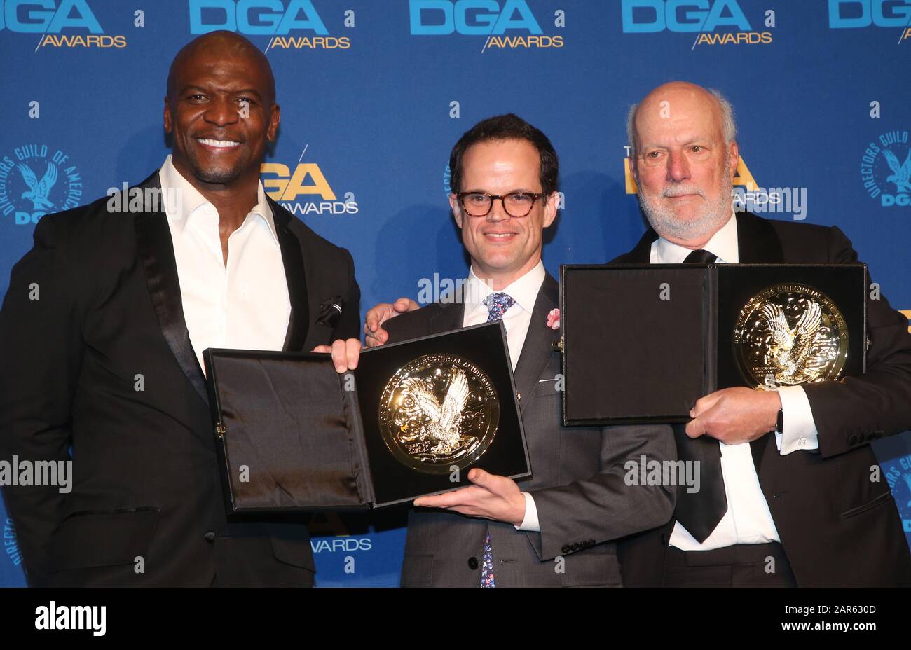 LOS ANGELES, CA JANUARY 25 Andy Fisher, James Burrows, Terry Crews