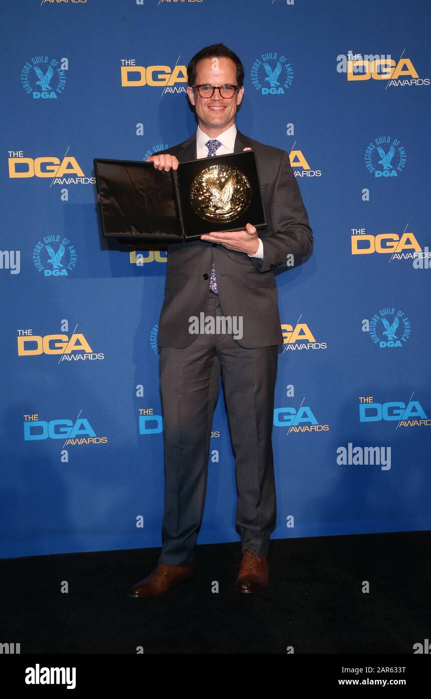LOS ANGELES, CA JANUARY 25 Andy Fisher, at the 72nd Annual DGA