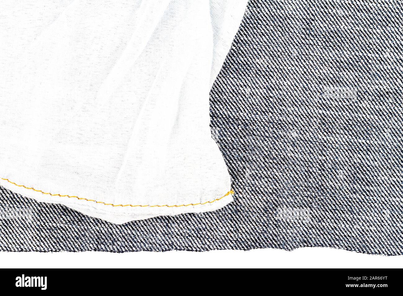 white jeans fabric