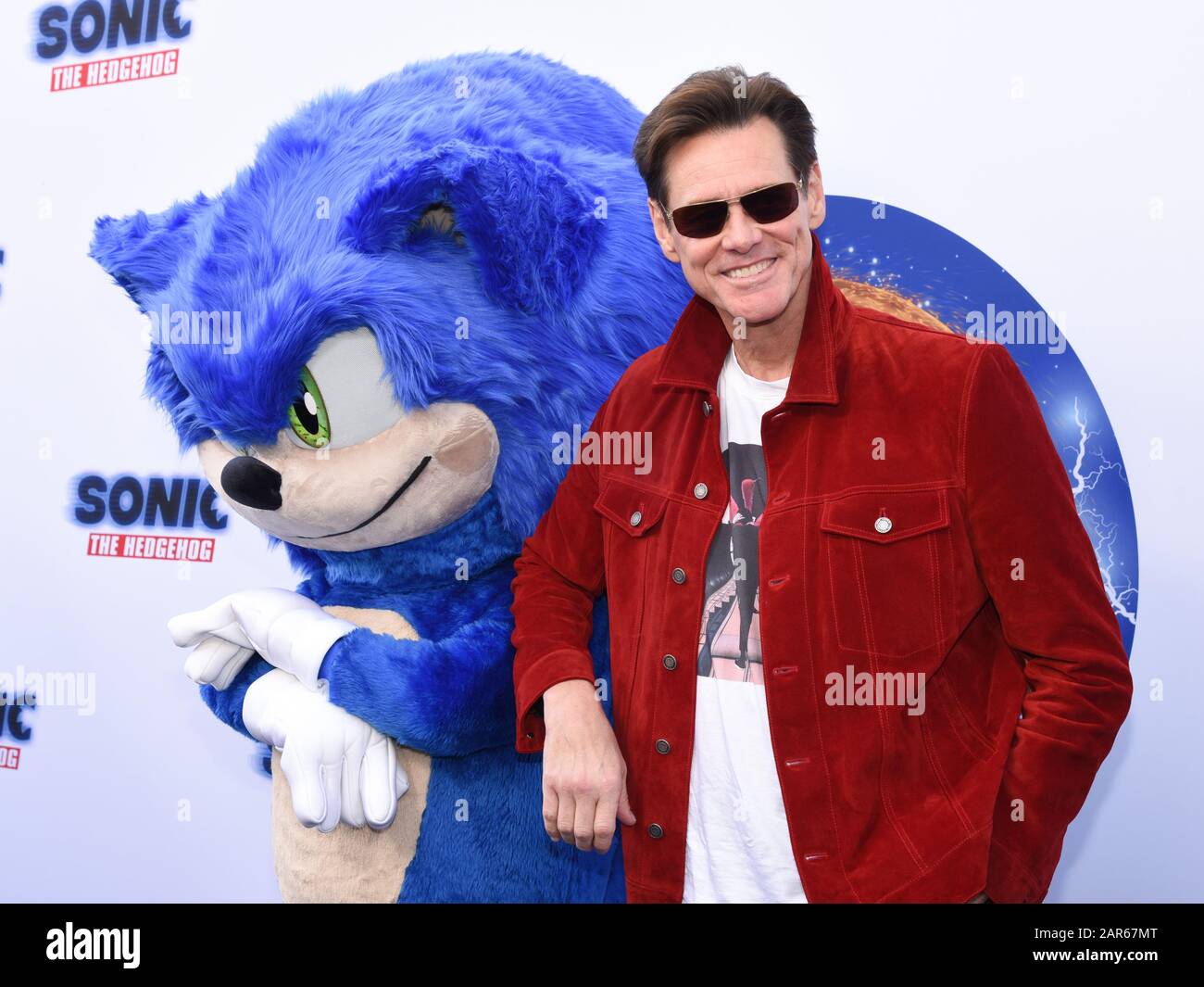 25 January 2020 - Hollywood, California - Jim Carrey. "Sonic The ...