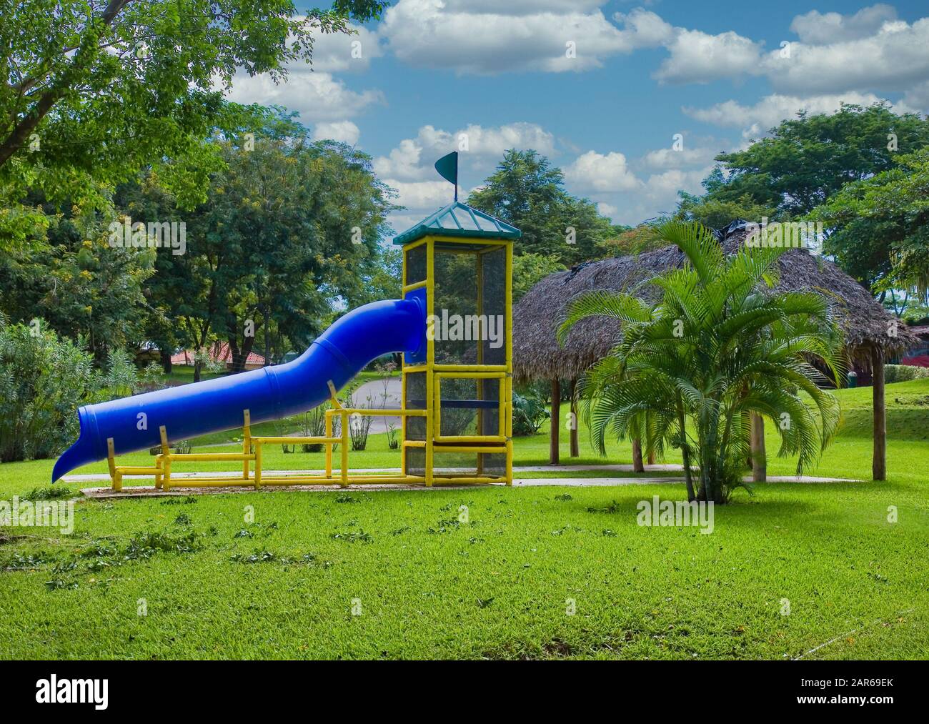 Leisure playground equipment hi-res stock photography and images - Alamy