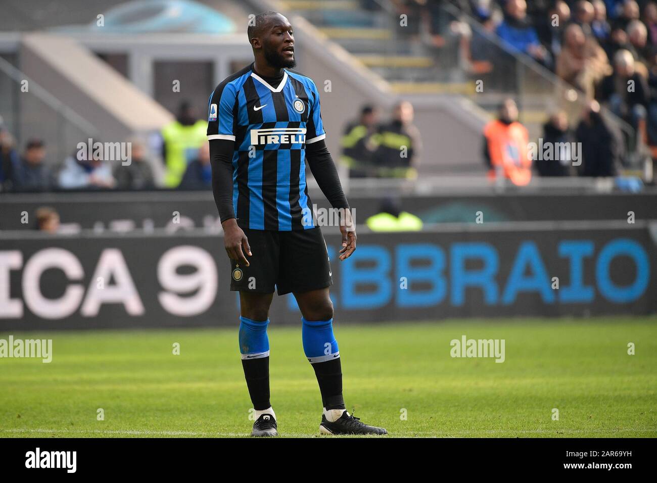 Milan Italy 26th Jan 2020 Romelu Lukaku Of Fc Internazionale During The Serie A Match Between Inter Milan And Cagliari At Stadio San Siro Milan Italy On 26 January 2020 Photo By