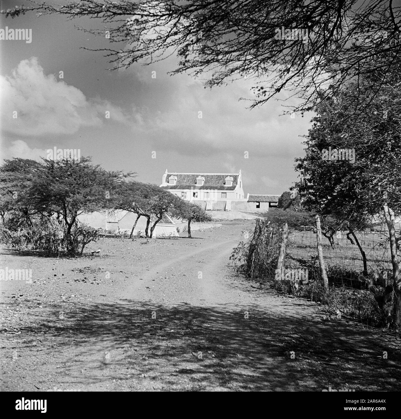 Journey to Suriname and the Netherlands Antilles  Landhuis Savonet on Curaçao Date: 1947 Location: Curaçao Keywords: country houses Stock Photo