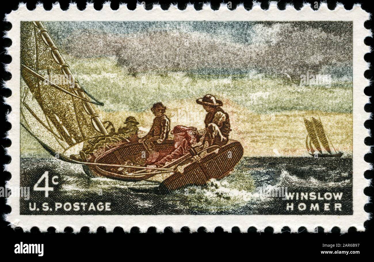 winslow homer 4 cent stamp value