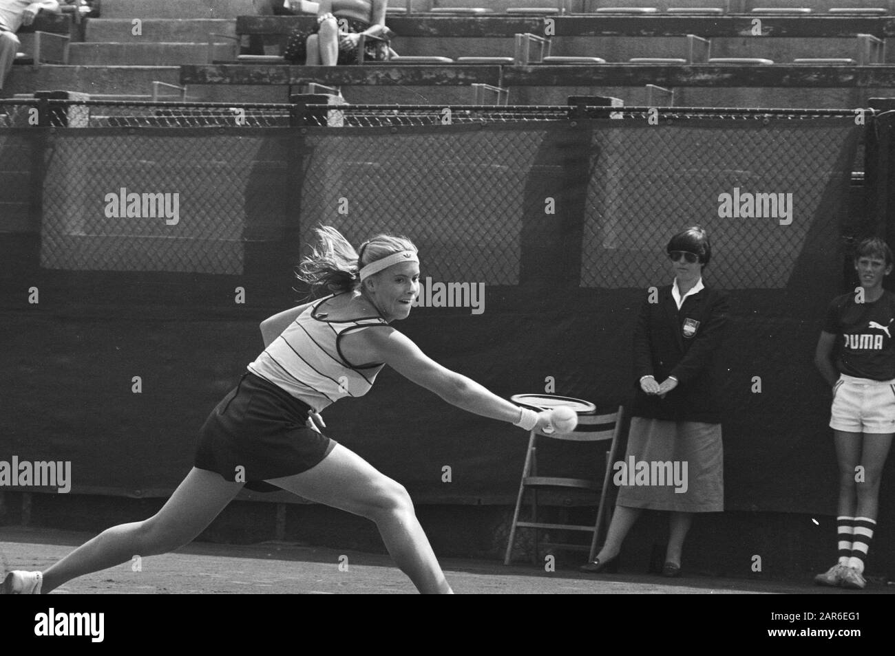 National Tennis Championships Marianne van der Torre in action Date