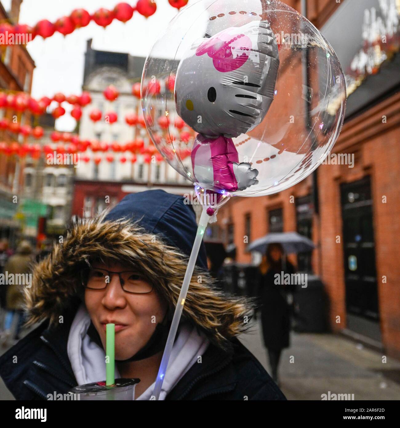 Chinese Employee Shows Bra Featuring Hello Kitty Pattern Store Hello –  Stock Editorial Photo © ChinaImages #241936292