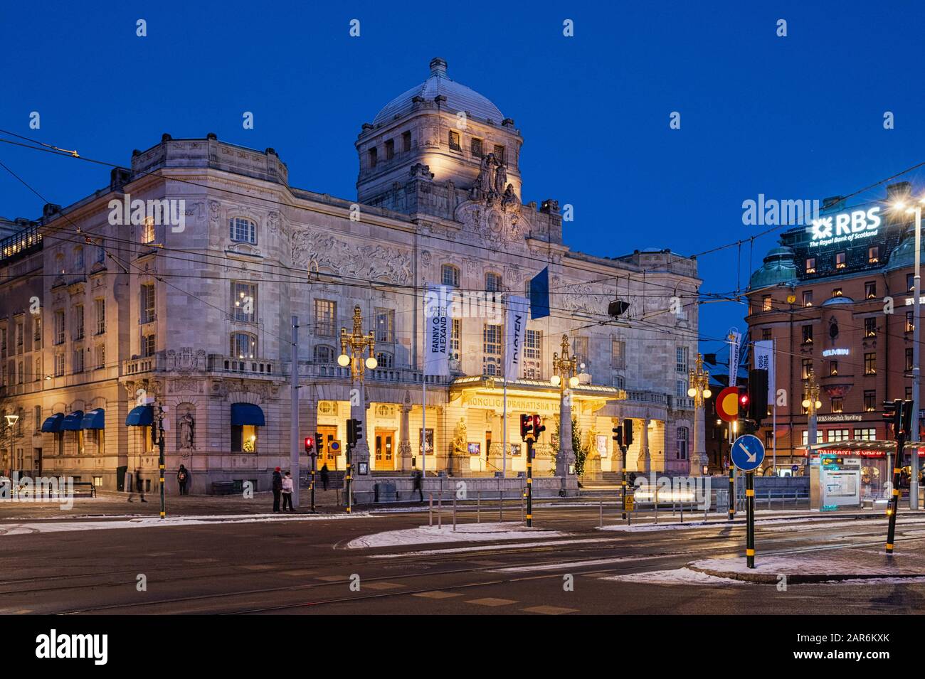 Dramaten, Stockholm. Stock Photo