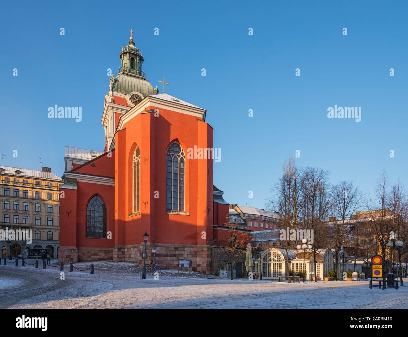 Sankt Jacobs kyrka, Stockholm. Stock Photo
