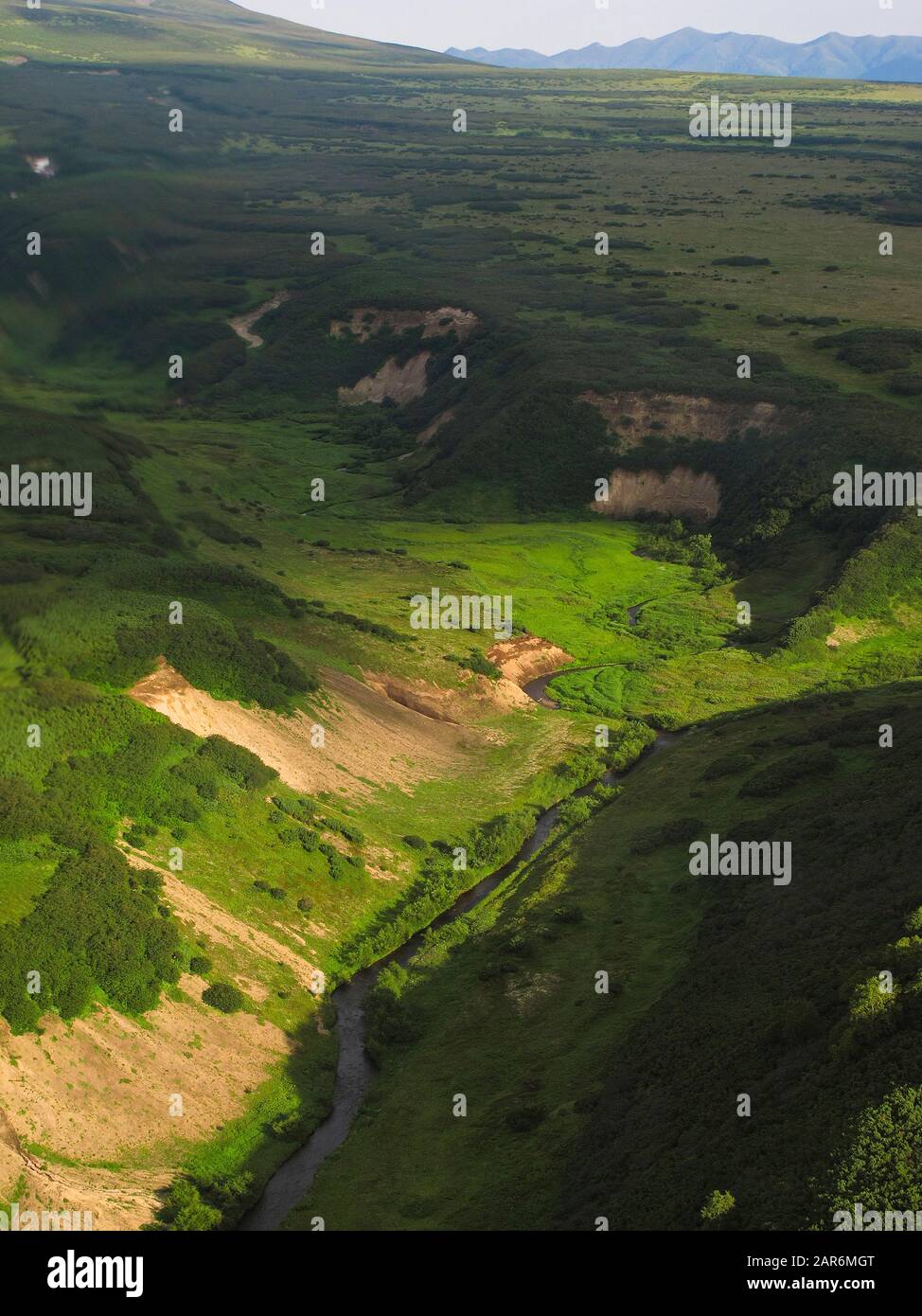 Aerial view of Kamchatka Peninsula. Russia Stock Photo - Alamy