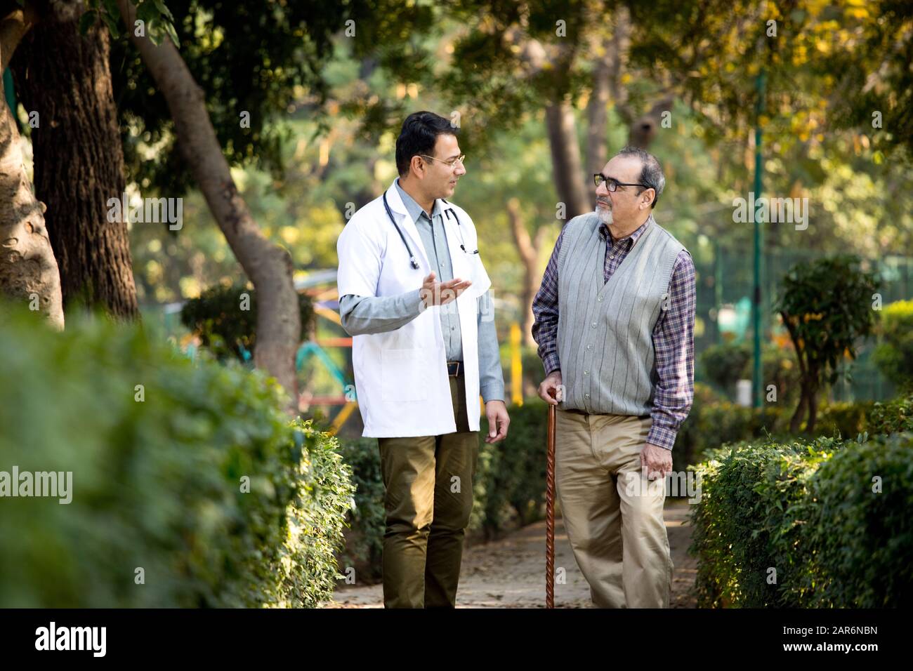 Old man laughing hospital hi-res stock photography and images - Alamy