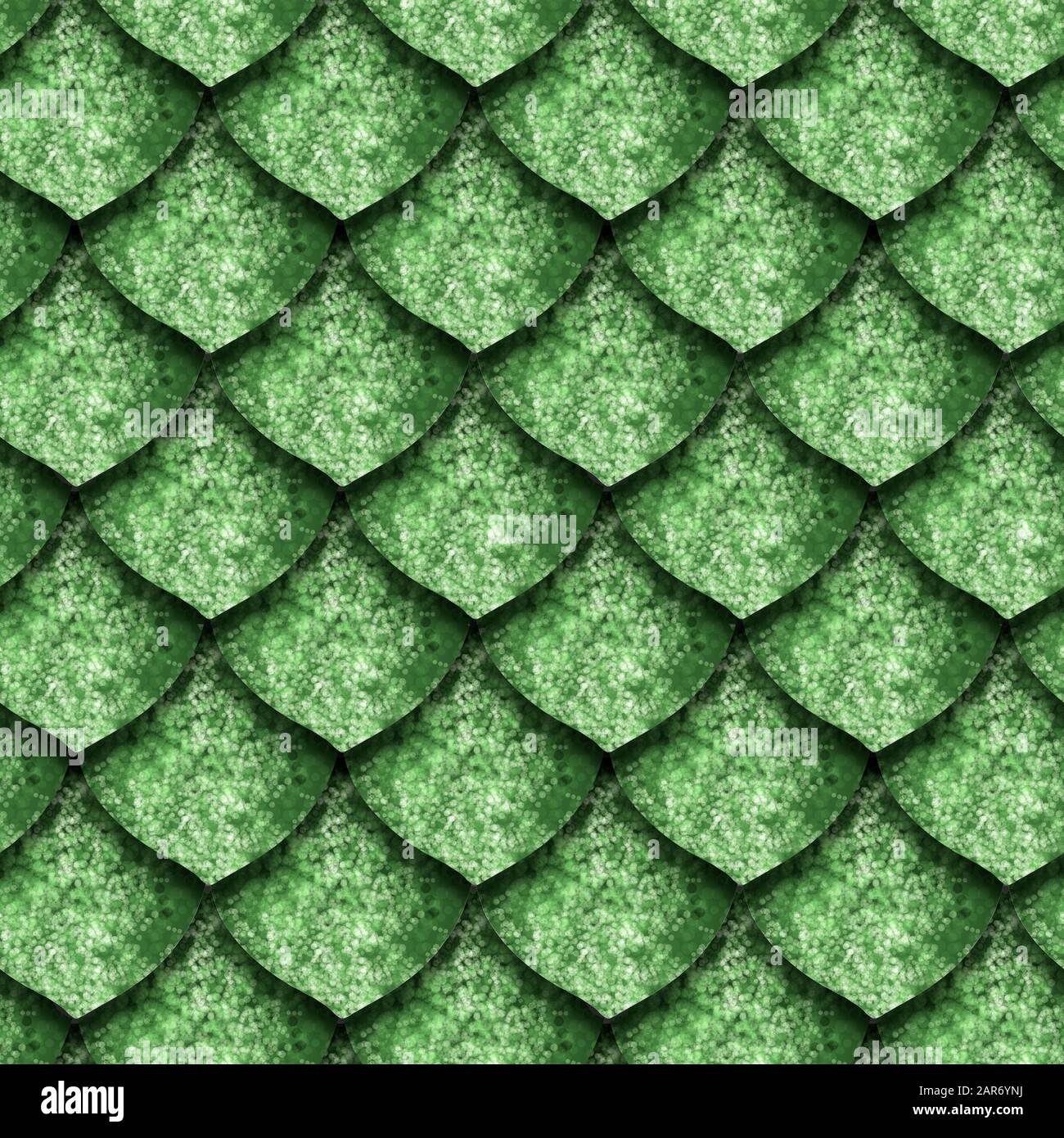 Seamless texture of dragon scales, reptile skin Stock Photo