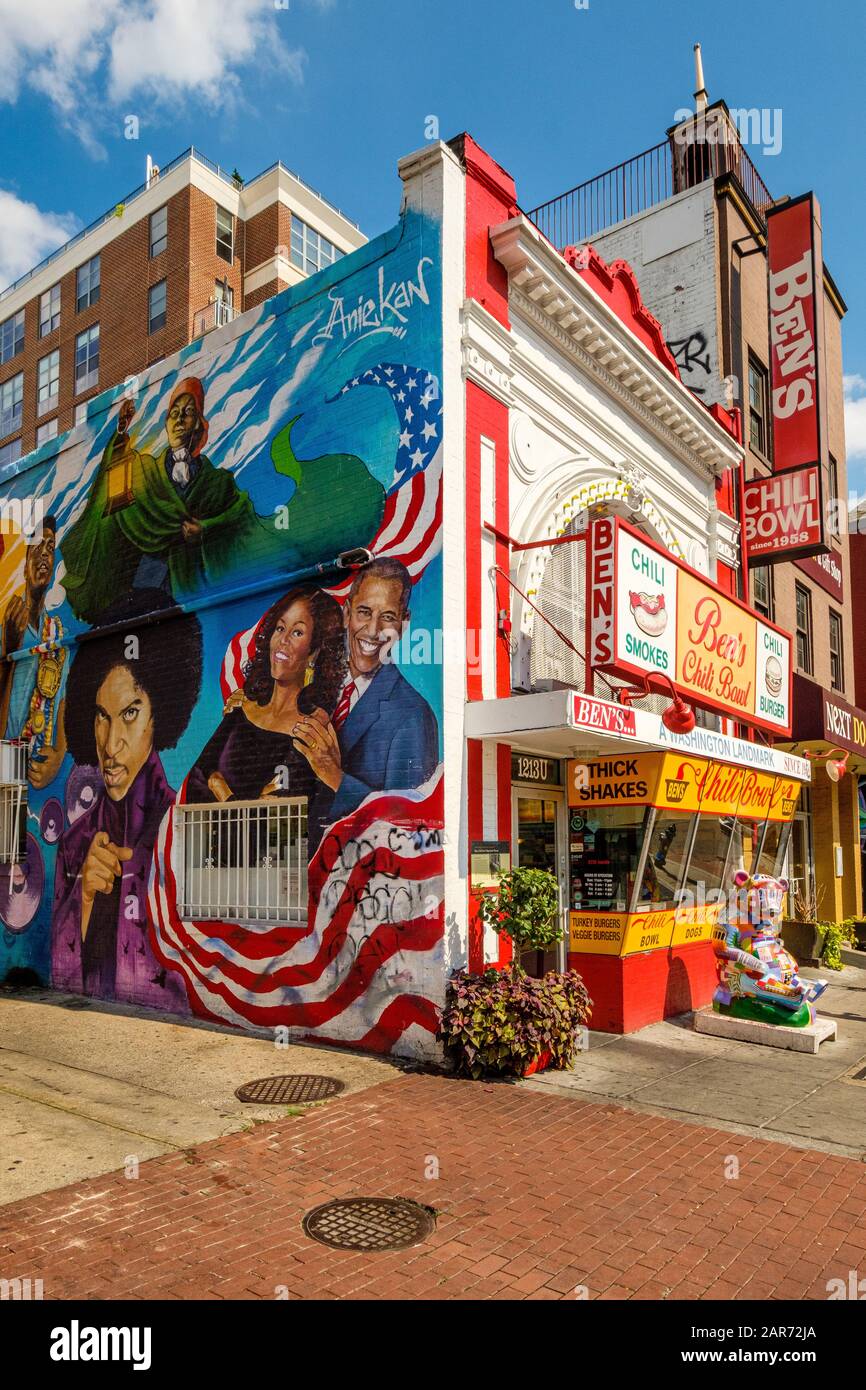 Ben's chili bowl mural hires stock photography and images Alamy