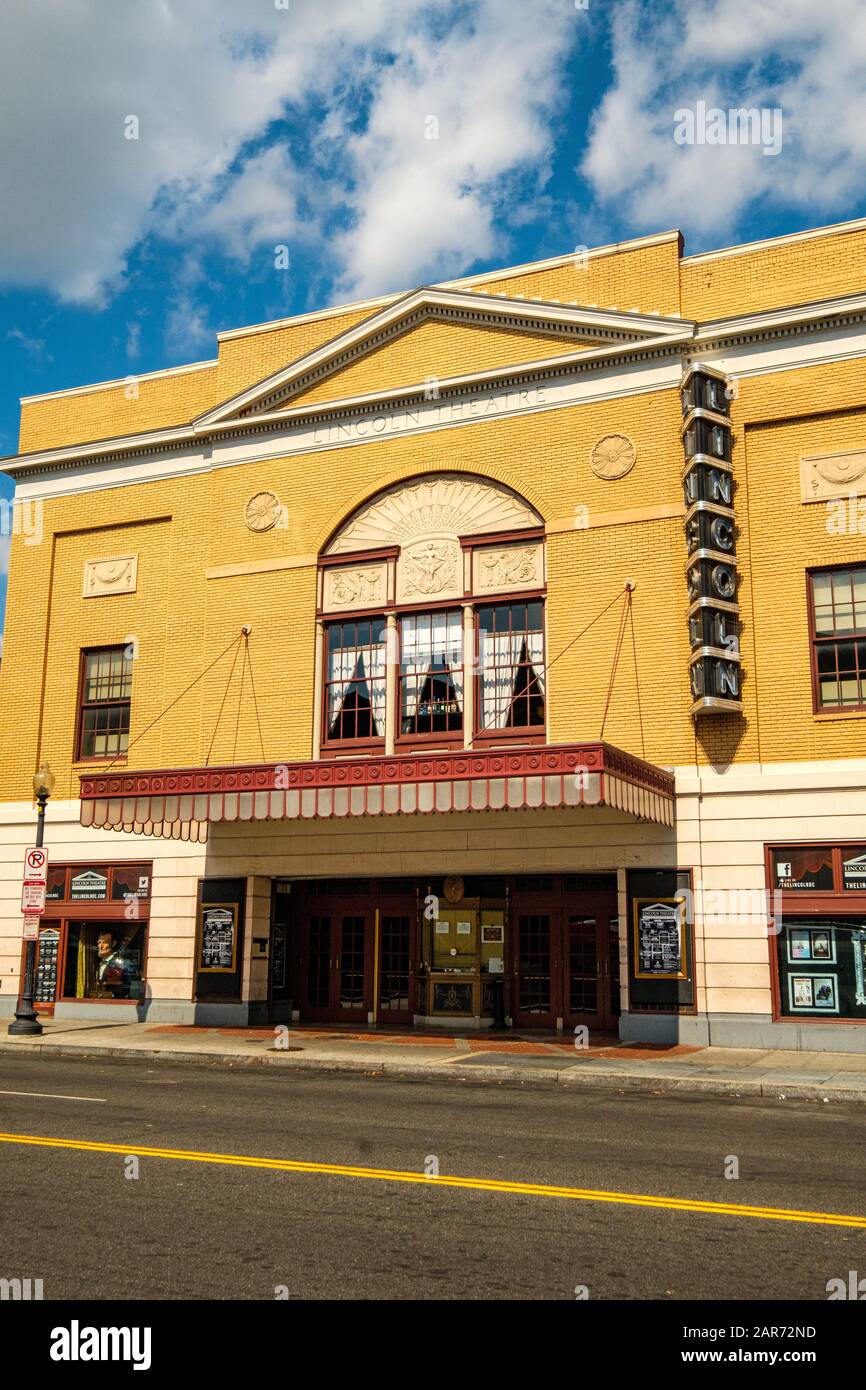 Lincoln Theatre, 1215 U Street NW, Washington DC Stock Photo