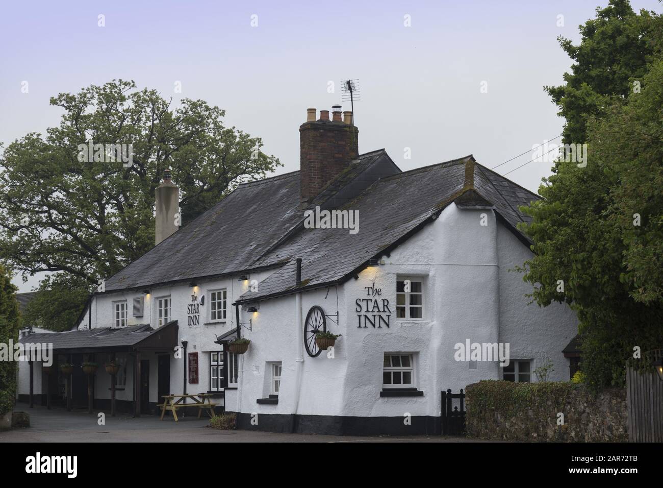 The Star Inn, Liverton, Devon, Punch Taverns pub. Stock Photo