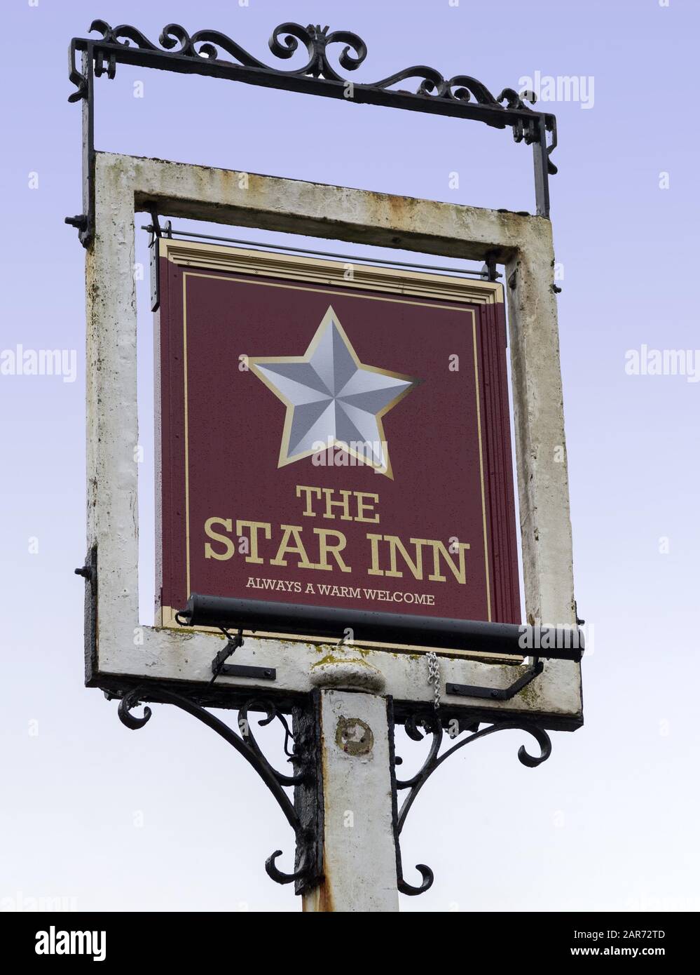 The Star Inn, Liverton, Devon, Punch Taverns pub. Stock Photo