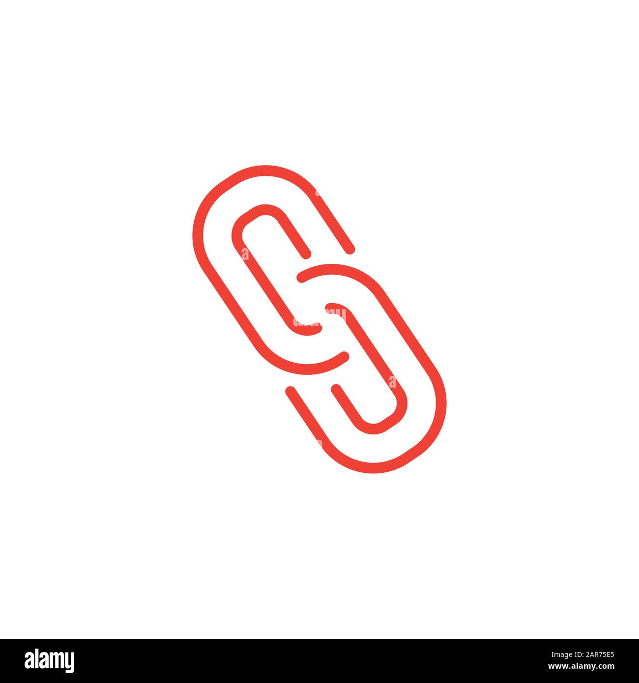 Icon Chain Link Symbol Connection High Resolution Stock Photography and