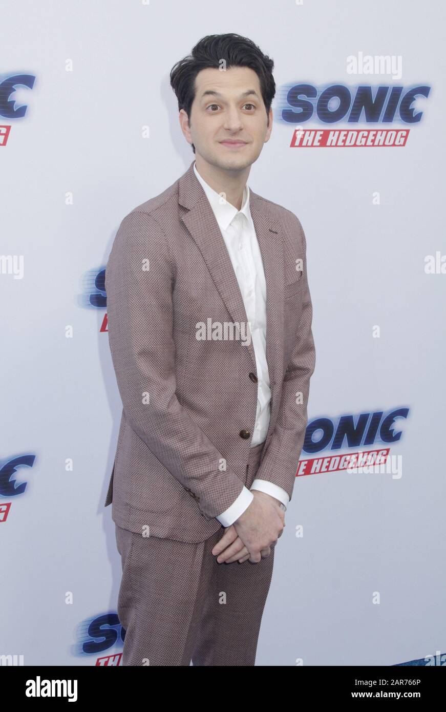 Cast member Ben Schwartz attends the Sonic the Hedgehog family day event  on the Paramount Pictures lot in Los Angeles on Saturday, January 25, 2020.  Storyline: Based on the global blockbuster videogame