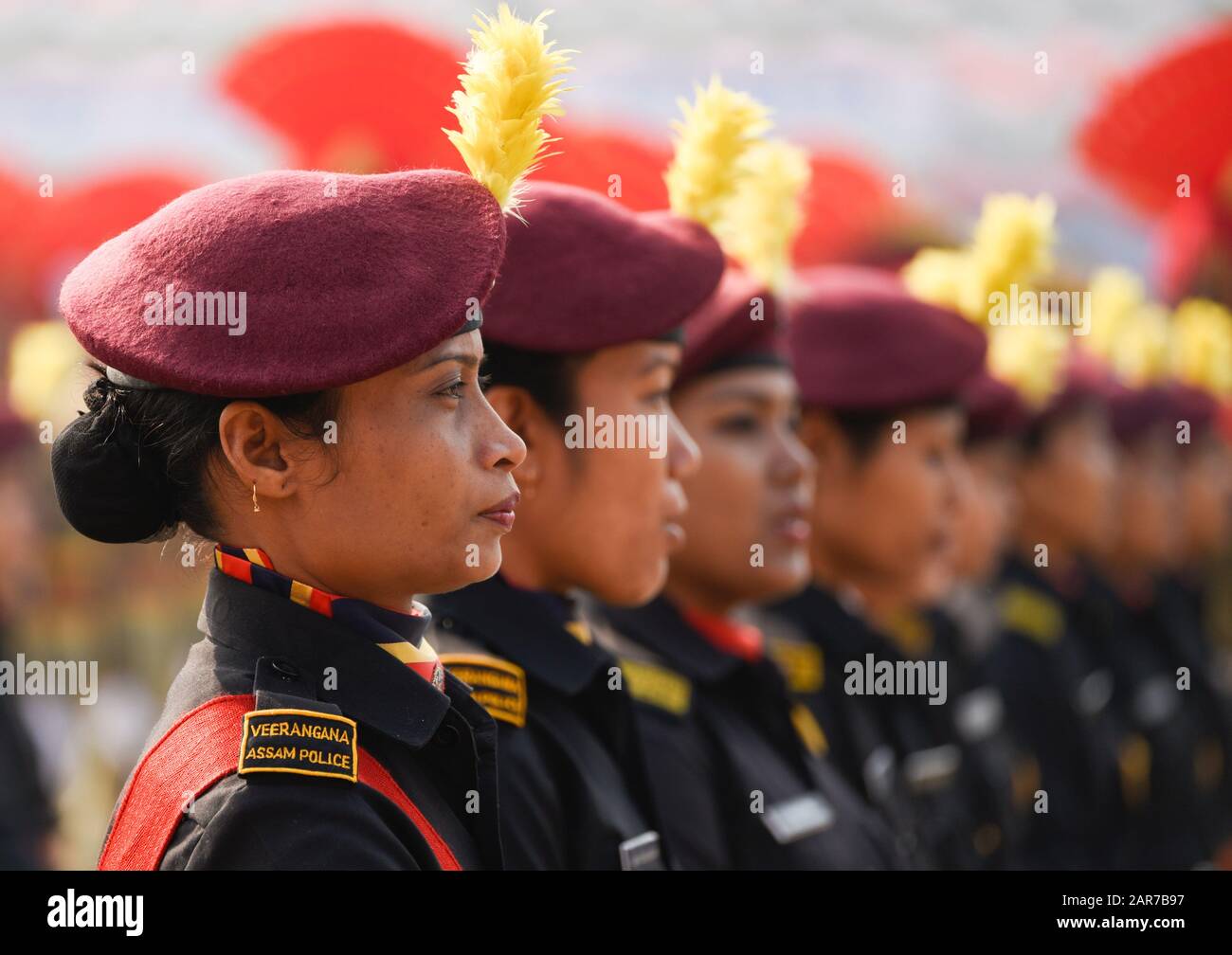 71st Republic Day celebrations. Guwahati, Assam, India. 26 January 2020