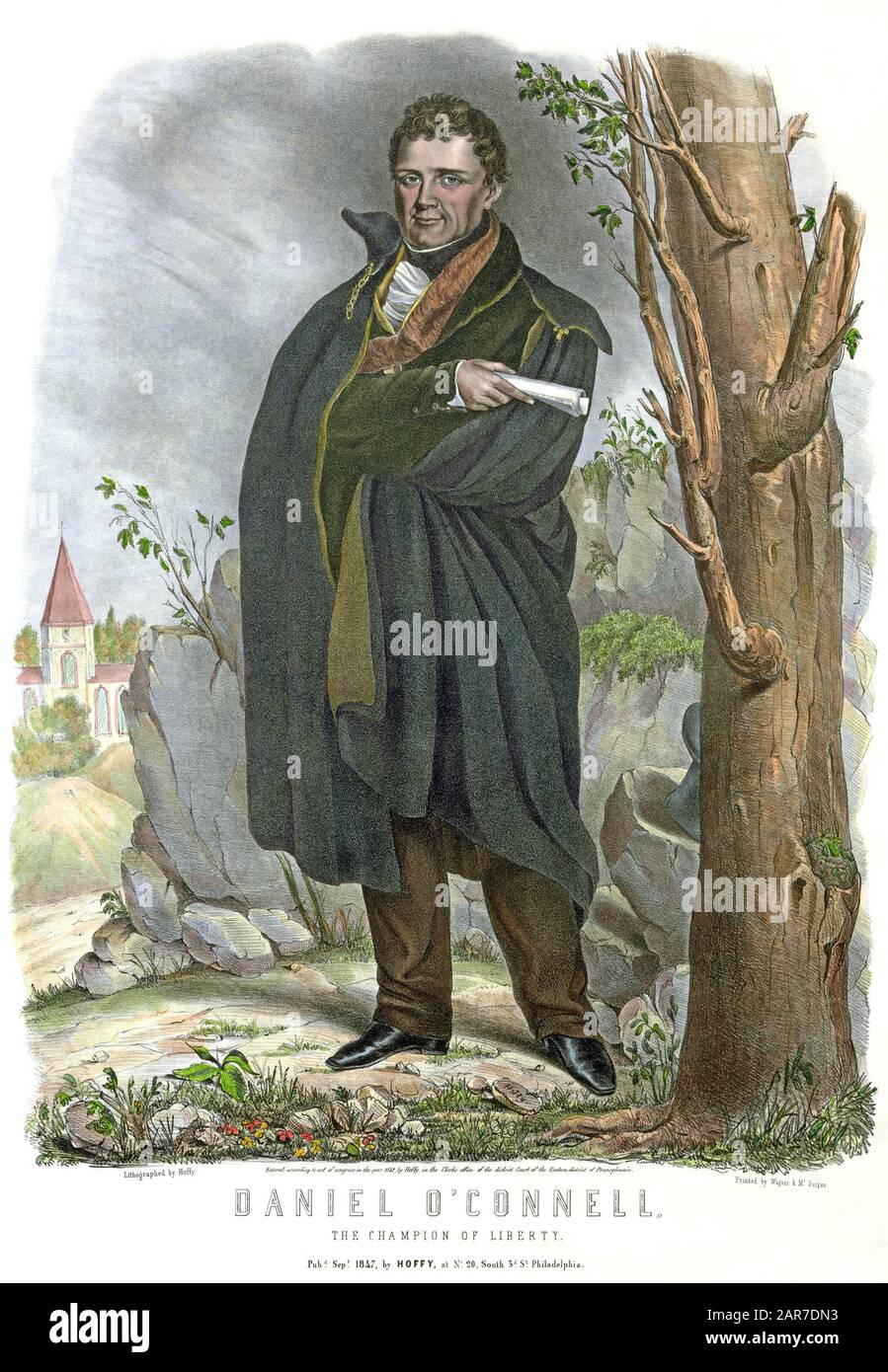 DANIEL O'CONNELL (17751847) Irish political leader who campaigned for