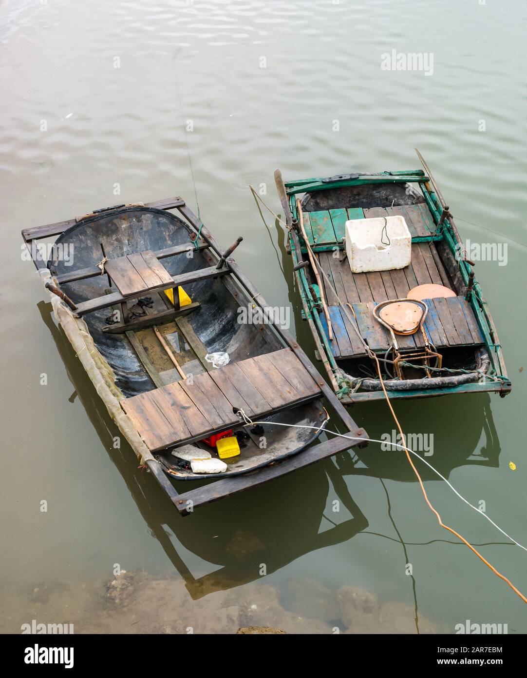 Coracle fishing boat vietnam hi-res stock photography and images - Alamy