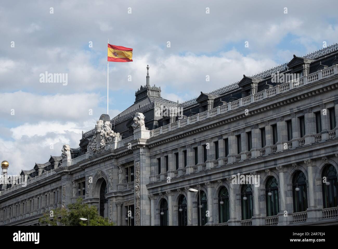 building of the Bank of Spain in Alcala street in Madrid Stock Photo - Alamy