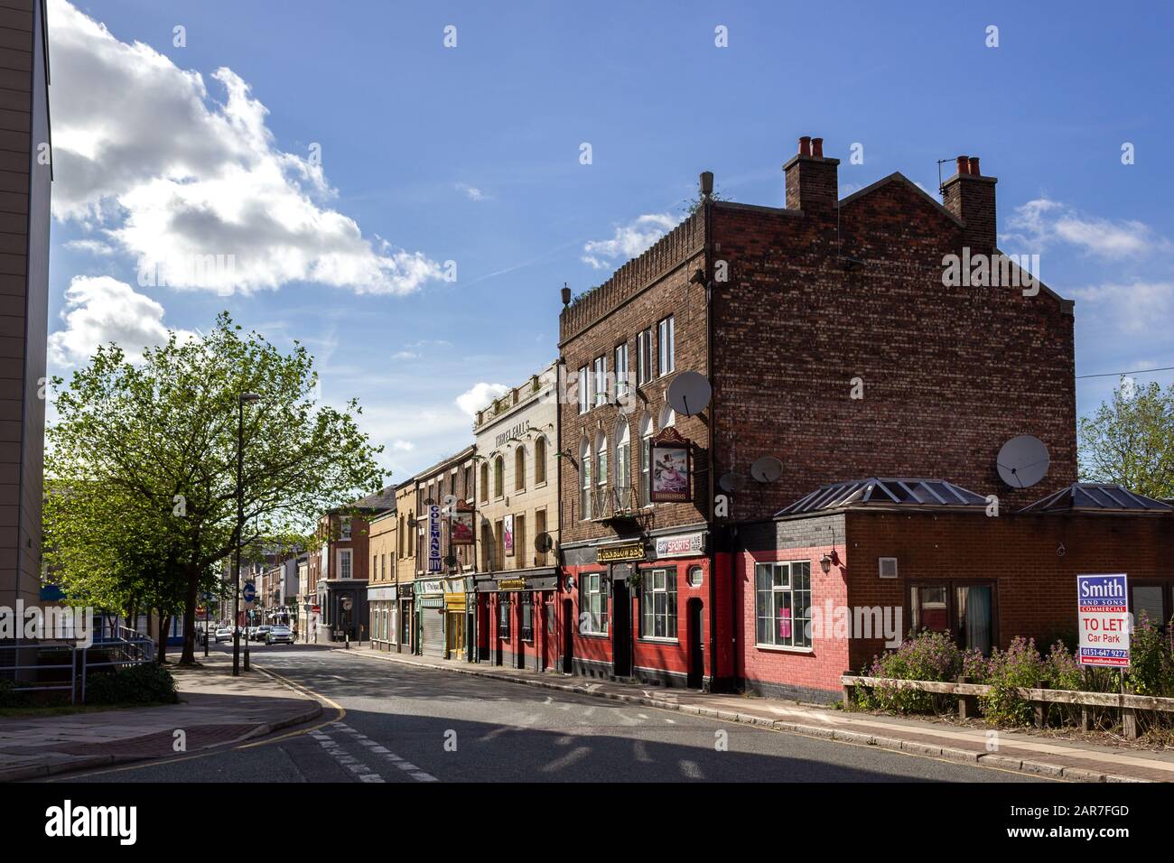 Hornblowers pub and restaurant, Market Street, Birkenhead, Wirral Stock