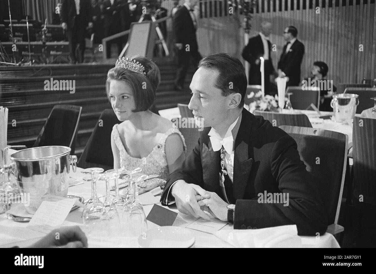 Press ball of German journalists in Bonn, Princess Irene Prince Carlos ...