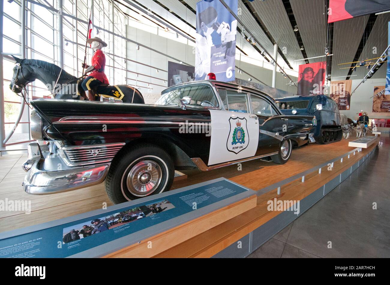 Royal Canadian Mounted Police (RCMP) Heritage Centre, Regina, Saskatchewan, Canada Stock Photo