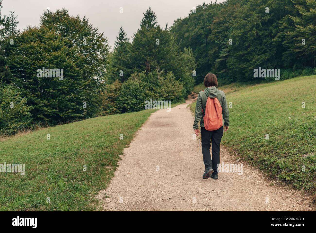 Woman exercise walking outdoors hi-res stock photography and images - Alamy