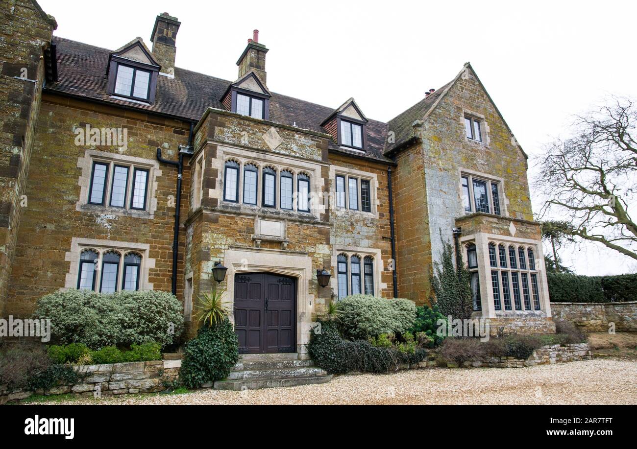 Front view of the main house at Highgate House Hotel in Creaton, Northamptonshire Stock Photo