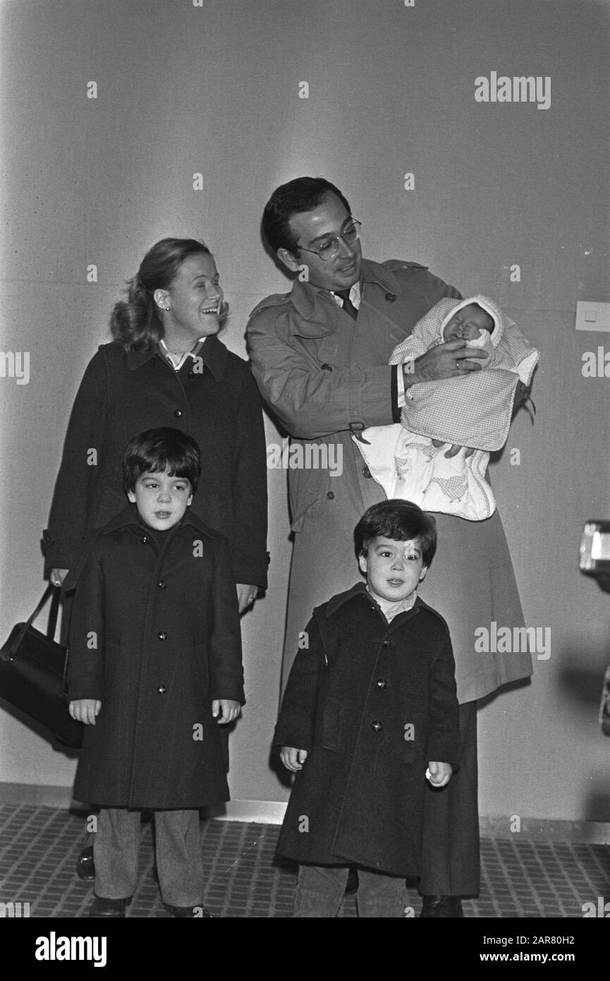 Princess Christina and Jorge Guillermo with their three children back ...