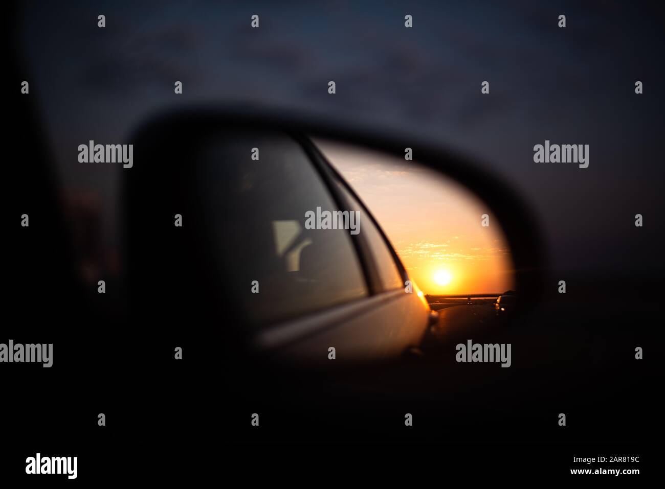 Back view of car at dusk hi-res stock photography and images - Page 3 -  Alamy