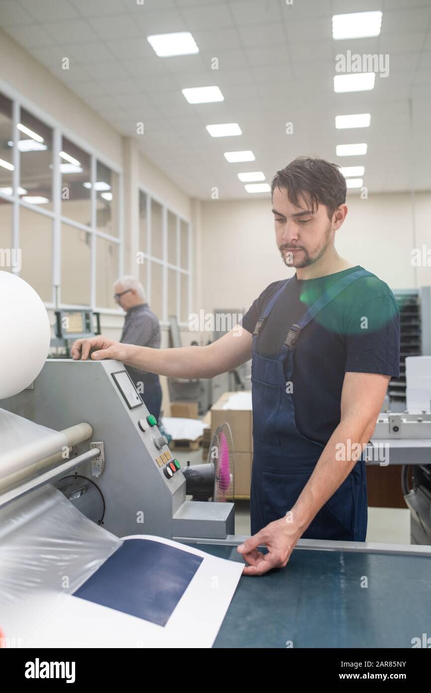 Controlling printing process Stock Photo Alamy