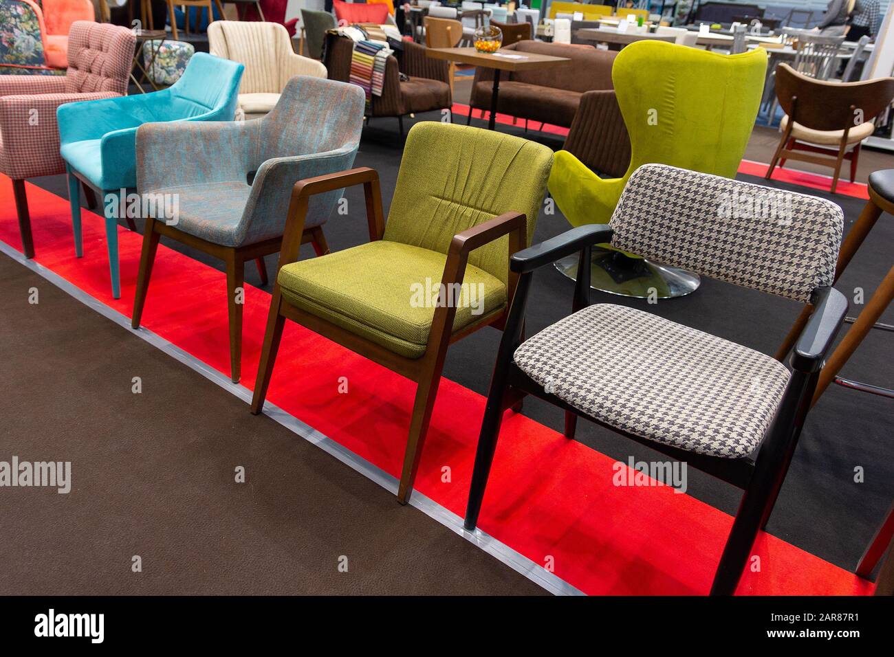 Variety of chairs in the store. Furniture Stock Photo Alamy
