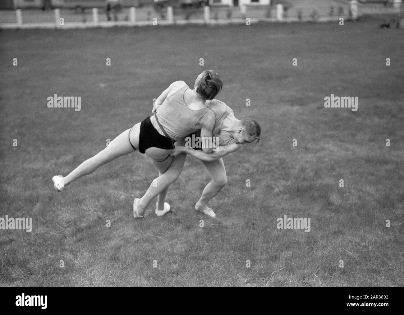 Iceland Reykjavik. Icelandic wrestling (Glima). Two members of the