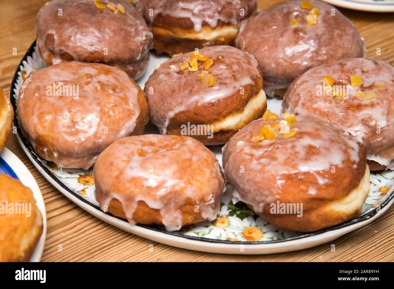 Homemade doughnuts called paczki © Wojciech Strozyk / Alamy Stock Photo Stock Photo