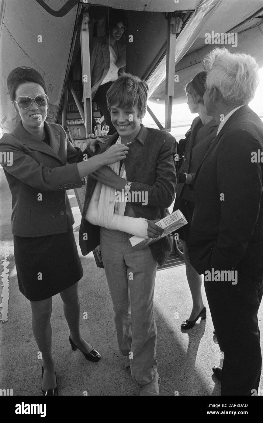 Victims of bus accident in Spain arrive at Schiphol Date August 13