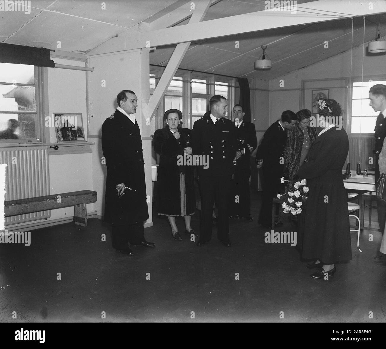 Command Marvo. Opening medical department MOC advances Date: December 1, 1948 Location: Voorschoten Keywords: navy Institution name: Marvo Stock Photo