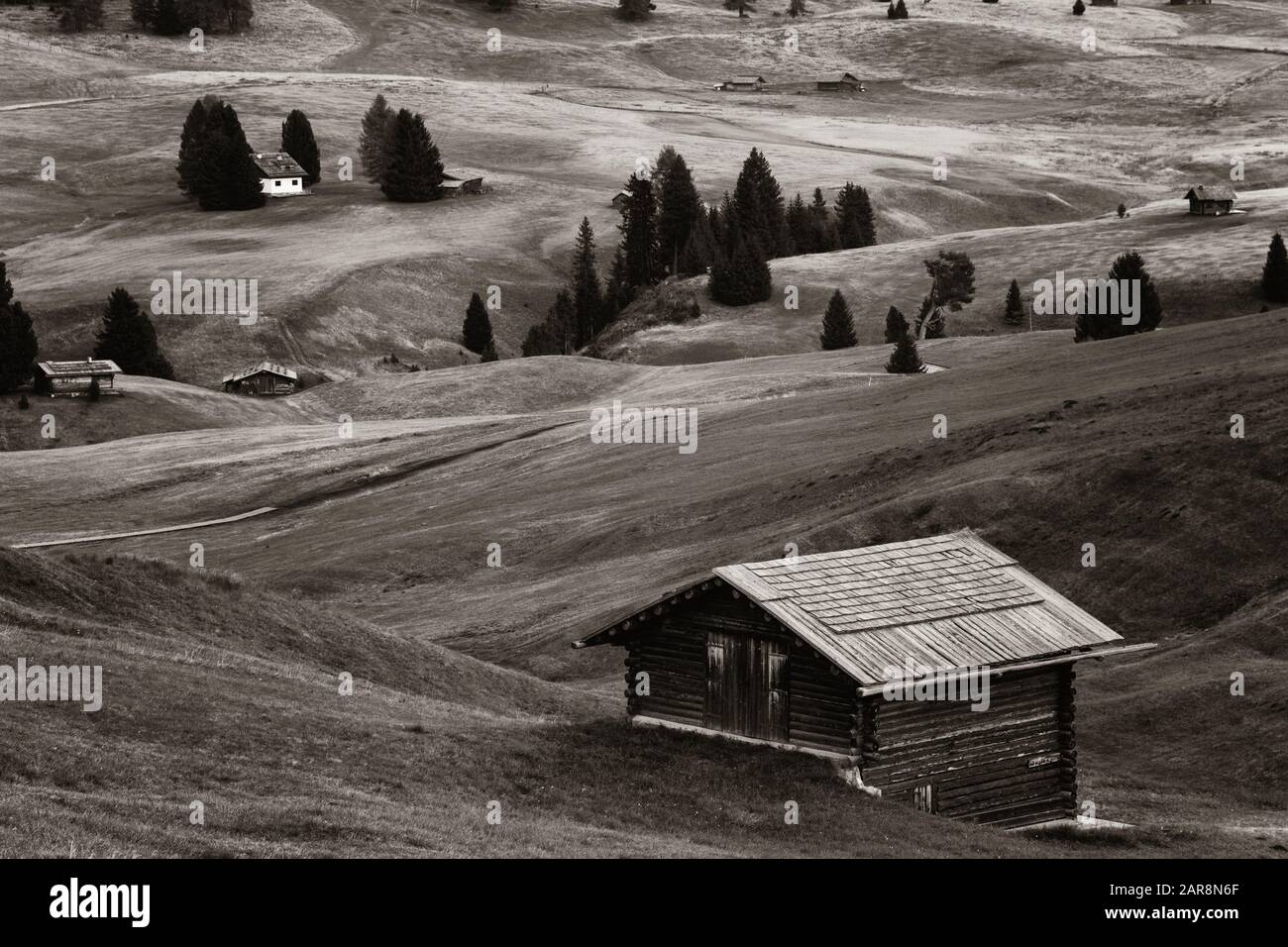 Dolomites natural landcape in North Italy Stock Photo Alamy