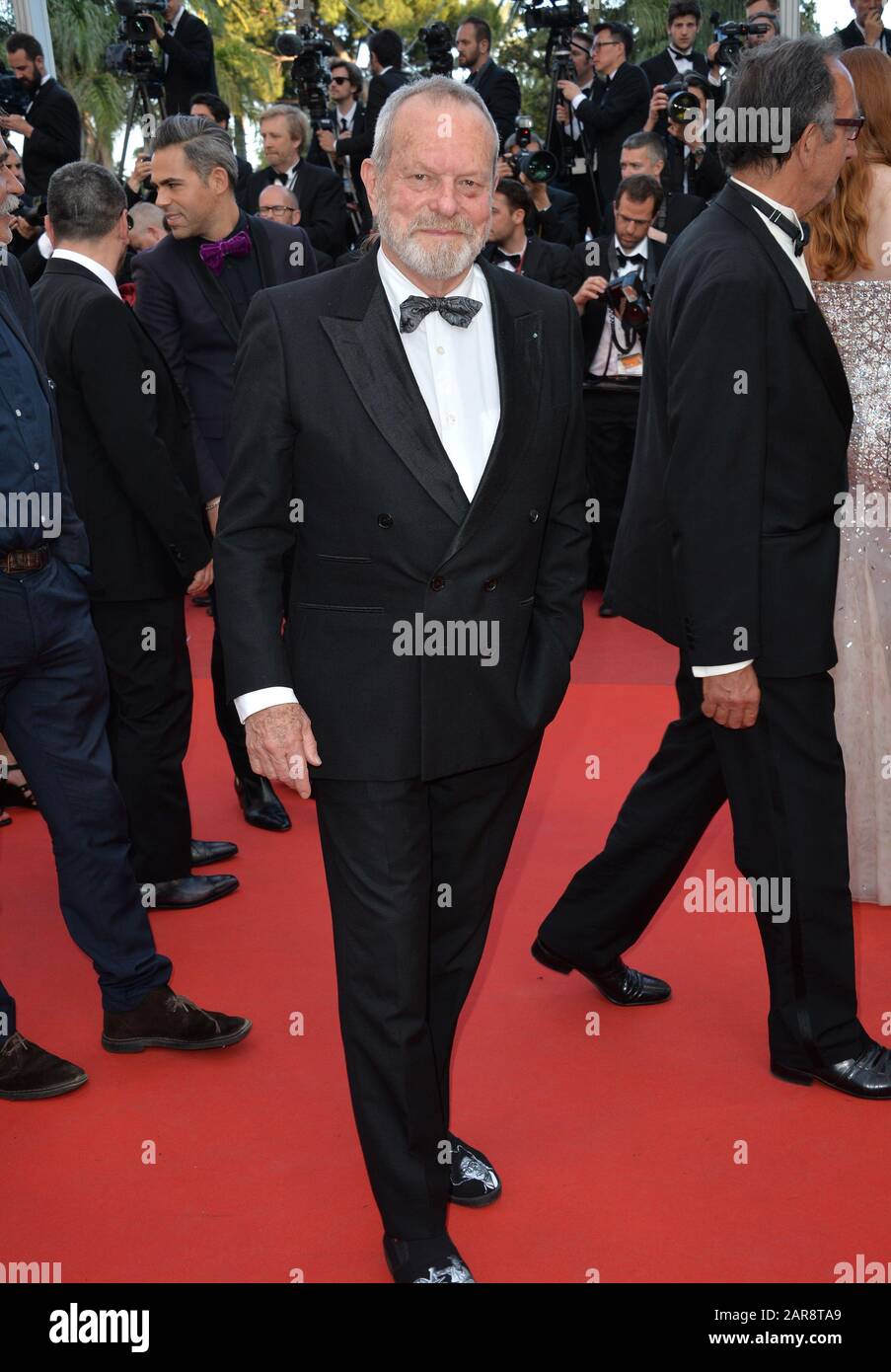 CANNES, FRANCE - MAY 17, 2016: Monty Python star Terry Gilliam at the gala premiere of Pedro Almodovar's 'Julieta' at the 69th Festival de Cannes. Stock Photo