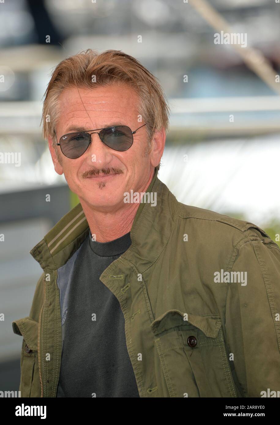 CANNES, FRANCE - MAY 20, 2016: Actor/director Sean Penn at the photocall for 'The Last Face' at the 69th Festival de Cannes. Stock Photo
