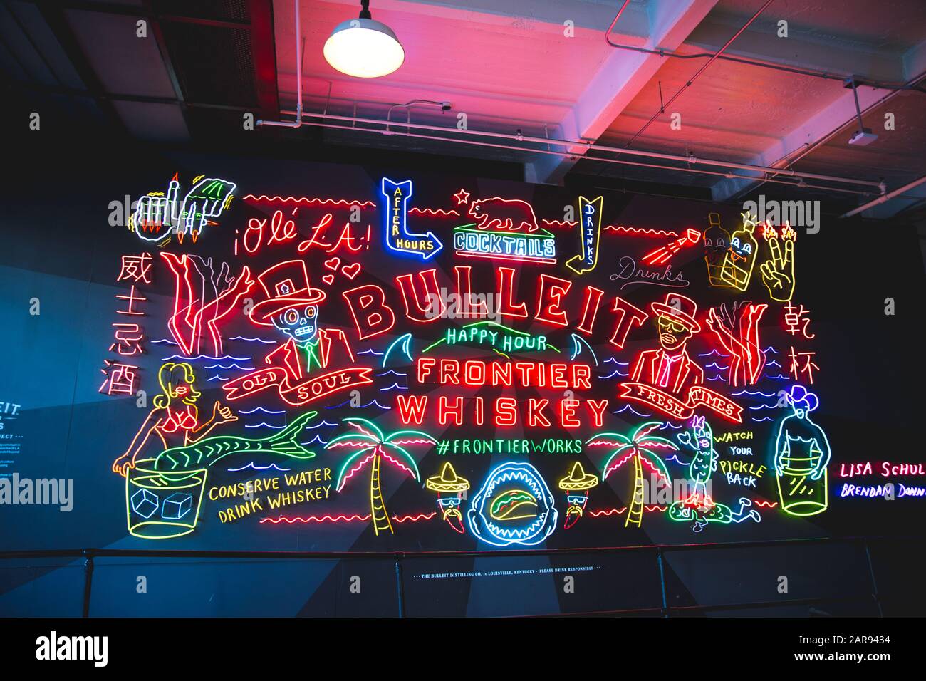 Grand Central Market Wall Neon Sign Light Stock Photo Alamy Grand Central Market Wall Neon Sign Light Stock Photo Alamy