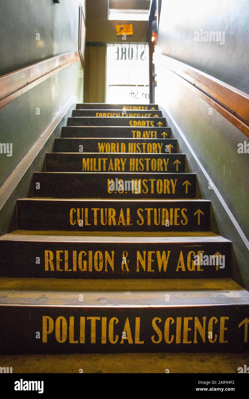 The last bookstore library old vintage in downtown los angeles Stock ...