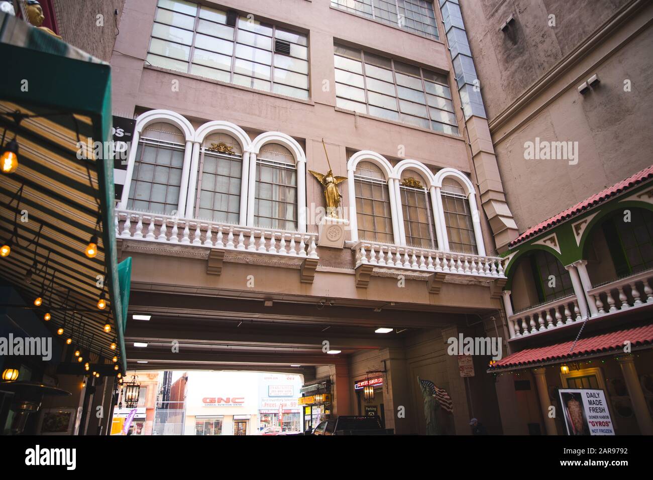 Saint Vincent’s place downtown los angeles with snack and food