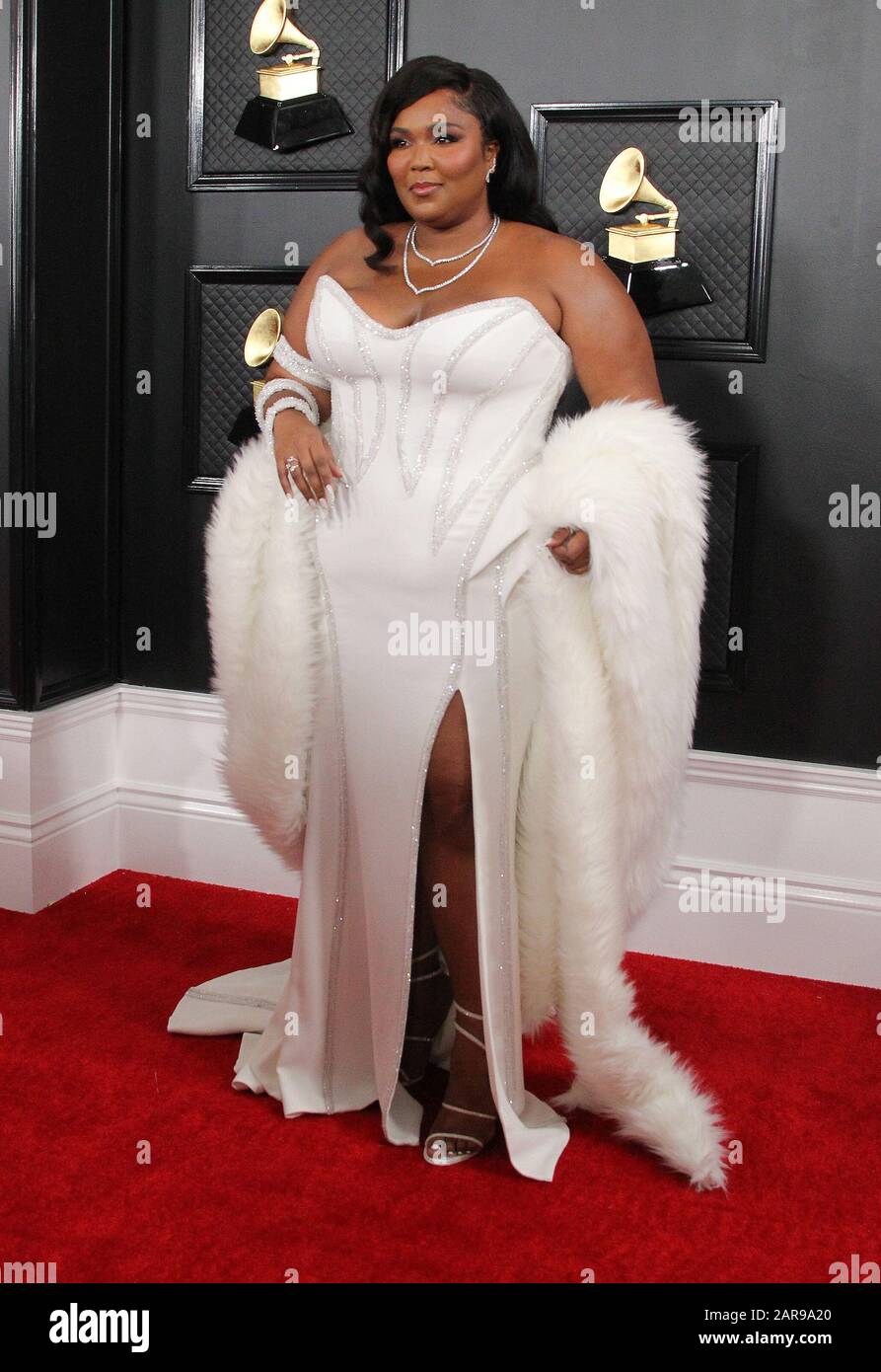 Los Angeles, USA. 26th Jan 2020. Lizzo. 62nd Annual GRAMMY Awards held at Staples Center. Photo Credit: AdMedia /MediaPunch Credit: MediaPunch Inc/Alamy Live News Stock Photo