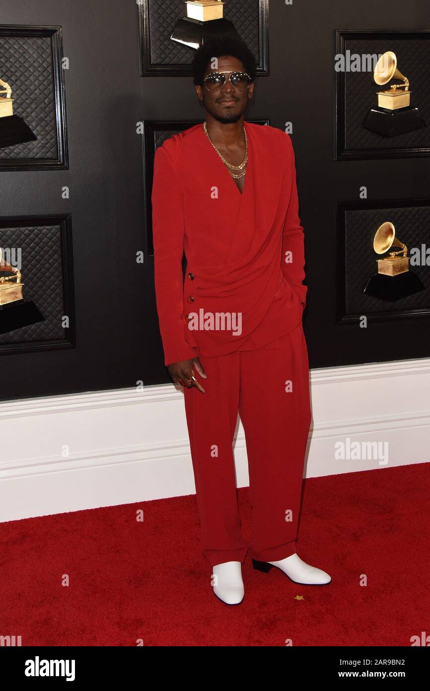 Los Angeles, CA. 26th Jan, 2020. Labrinta at arrivals for 62nd Annual Grammy Awards - Arrivals, STAPLES Center, Los Angeles, CA January 26, 2020. Credit: Priscilla Grant/Everett Collection/Alamy Live News Stock Photo